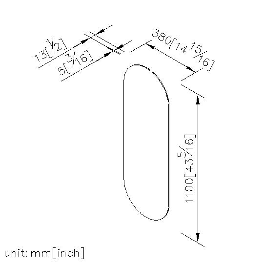 橢圓鏡組 1100*380mm thumbnail 2