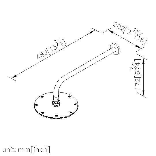 8"圓型頂噴蓮蓬頭 thumbnail 2
