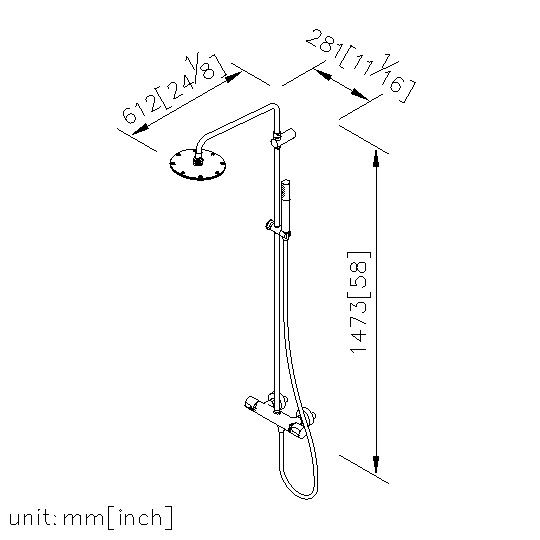 Thermostatic Rainshower System thumbnail 2
