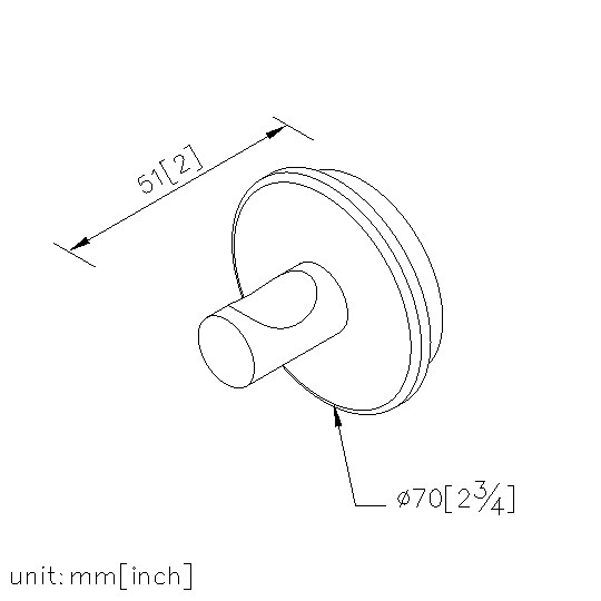 圓形掛衣勾(陶瓷) thumbnail 2
