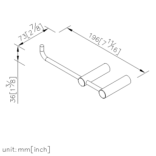 一字型衛生紙架組 thumbnail 2