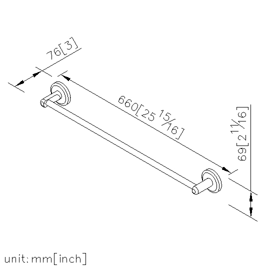 毛巾架組 600mm thumbnail 2