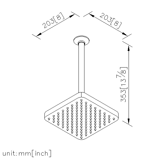方型頂噴蓮蓬頭 thumbnail 2