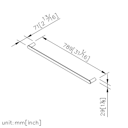 毛巾桿組 760mm thumbnail 2