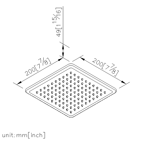 方型頂噴  250*250mm thumbnail 2