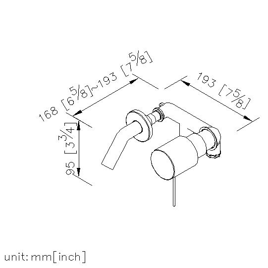 單把壁掛式面盆龍頭 thumbnail 2