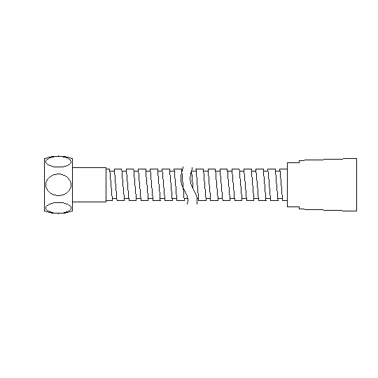 HOSE 150CM (STAINLESS STEEL)