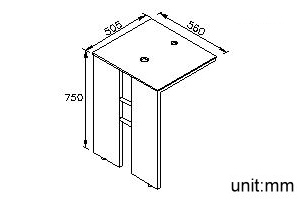 Wooden Basin Table thumbnail 2