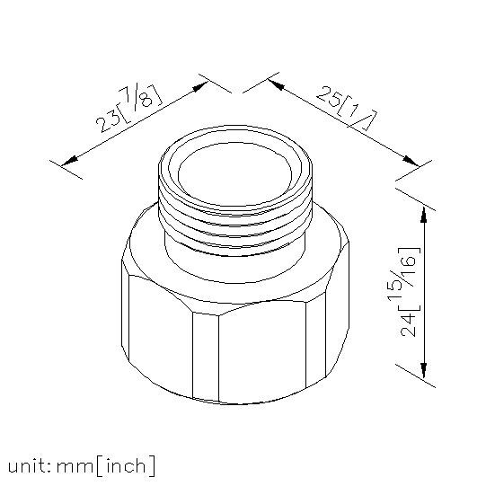 Connector 3/8G x 1/2G thumbnail 2