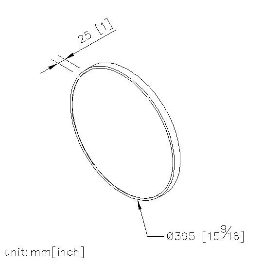 圓形掛鏡395mm thumbnail 2